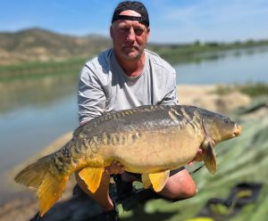 spiegelkarpfen in mequinenza am segre im angelcamp von taffi tackle tours